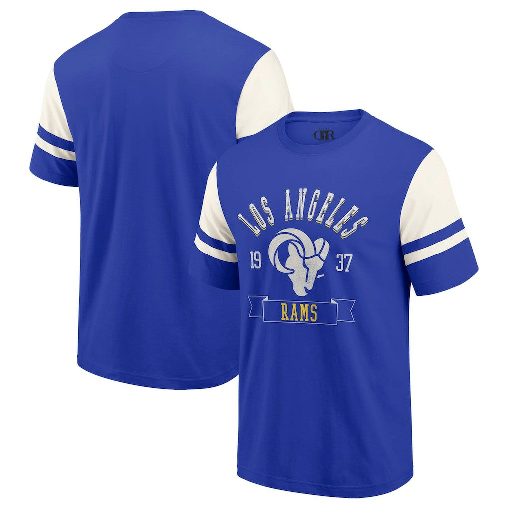 Los Angeles Rams Darius Rucker Collection Football T-Shirt Royal