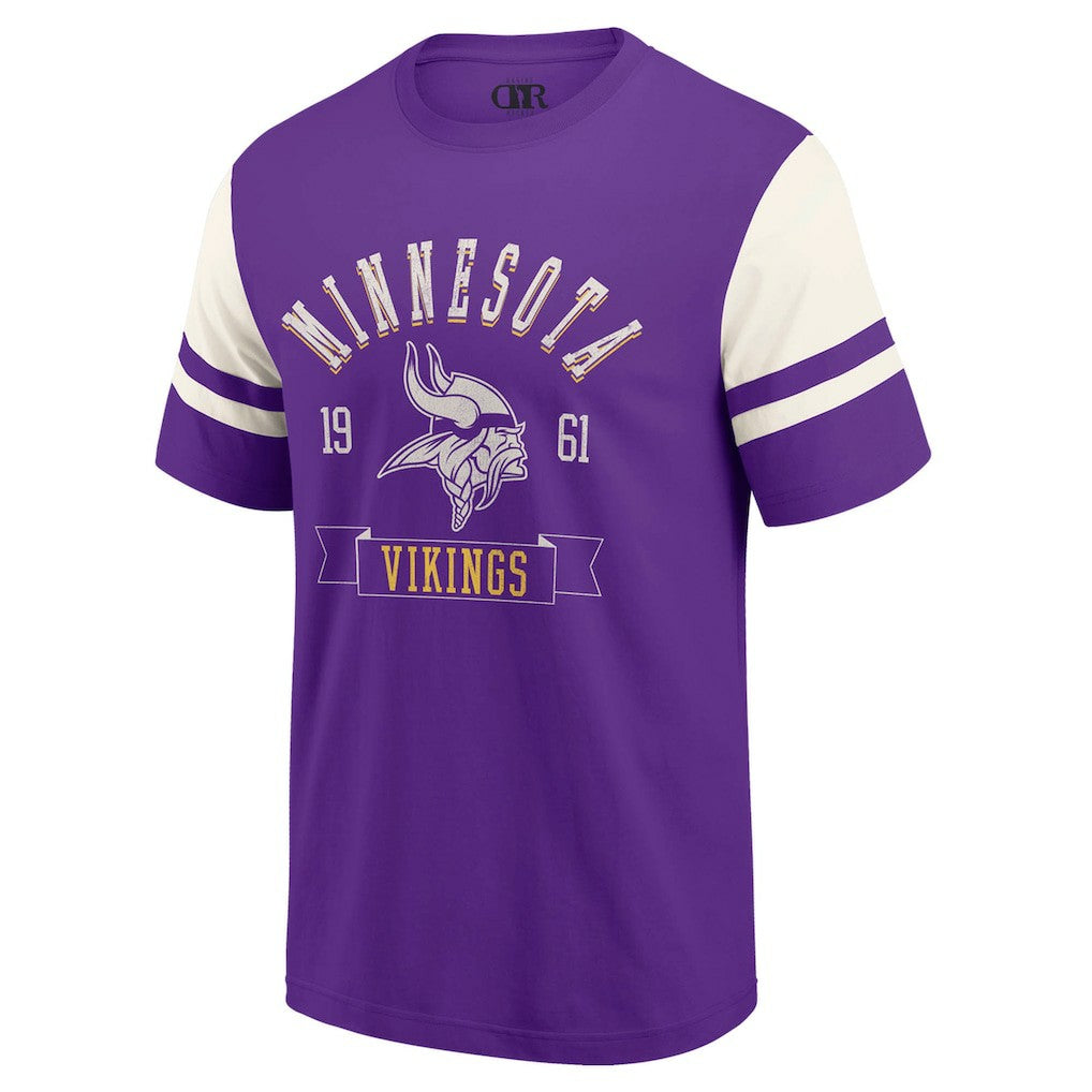 Minnesota Vikings Darius Rucker Collection Football T-Shirt Purple