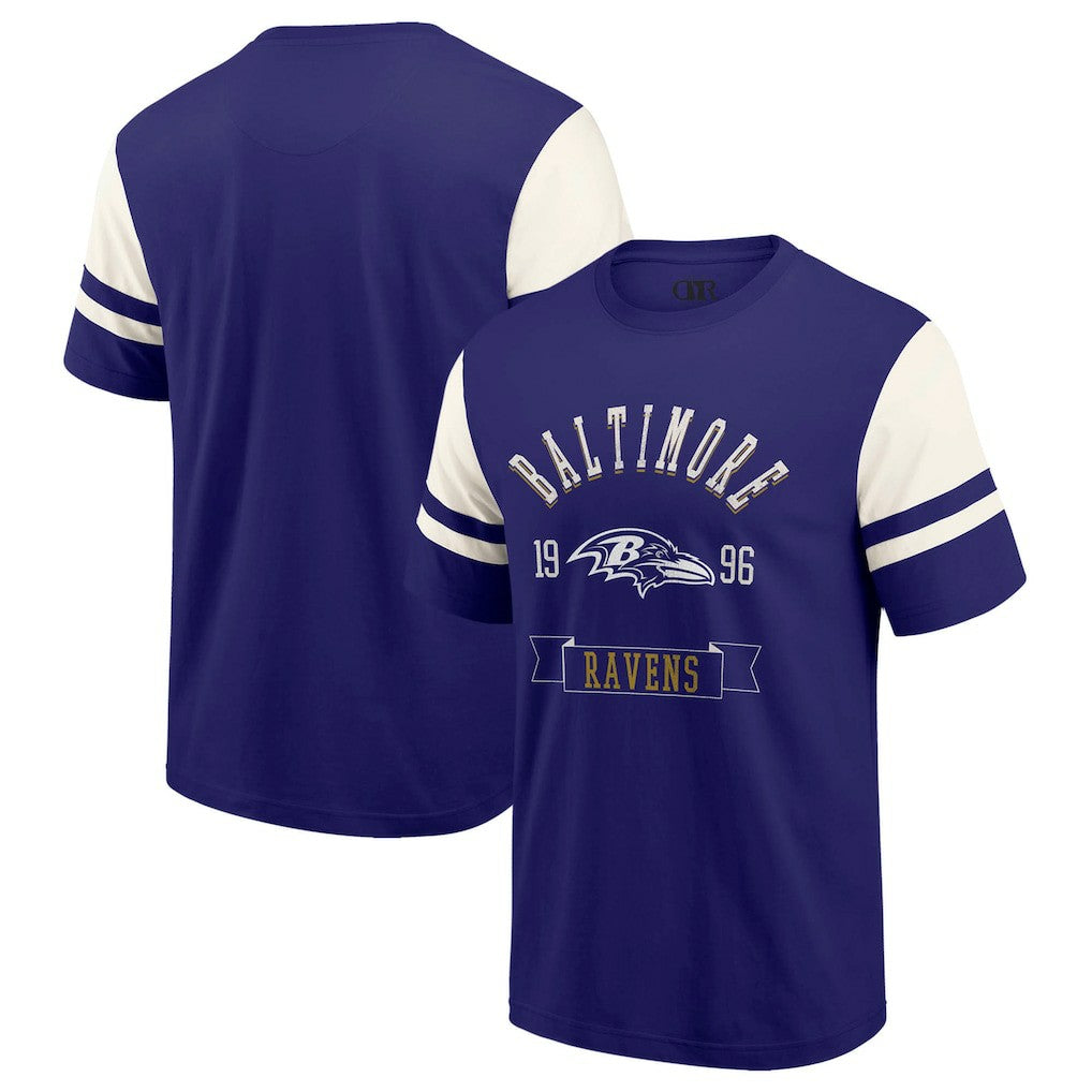 Baltimore Ravens Darius Rucker Collection Football T-Shirt Purple