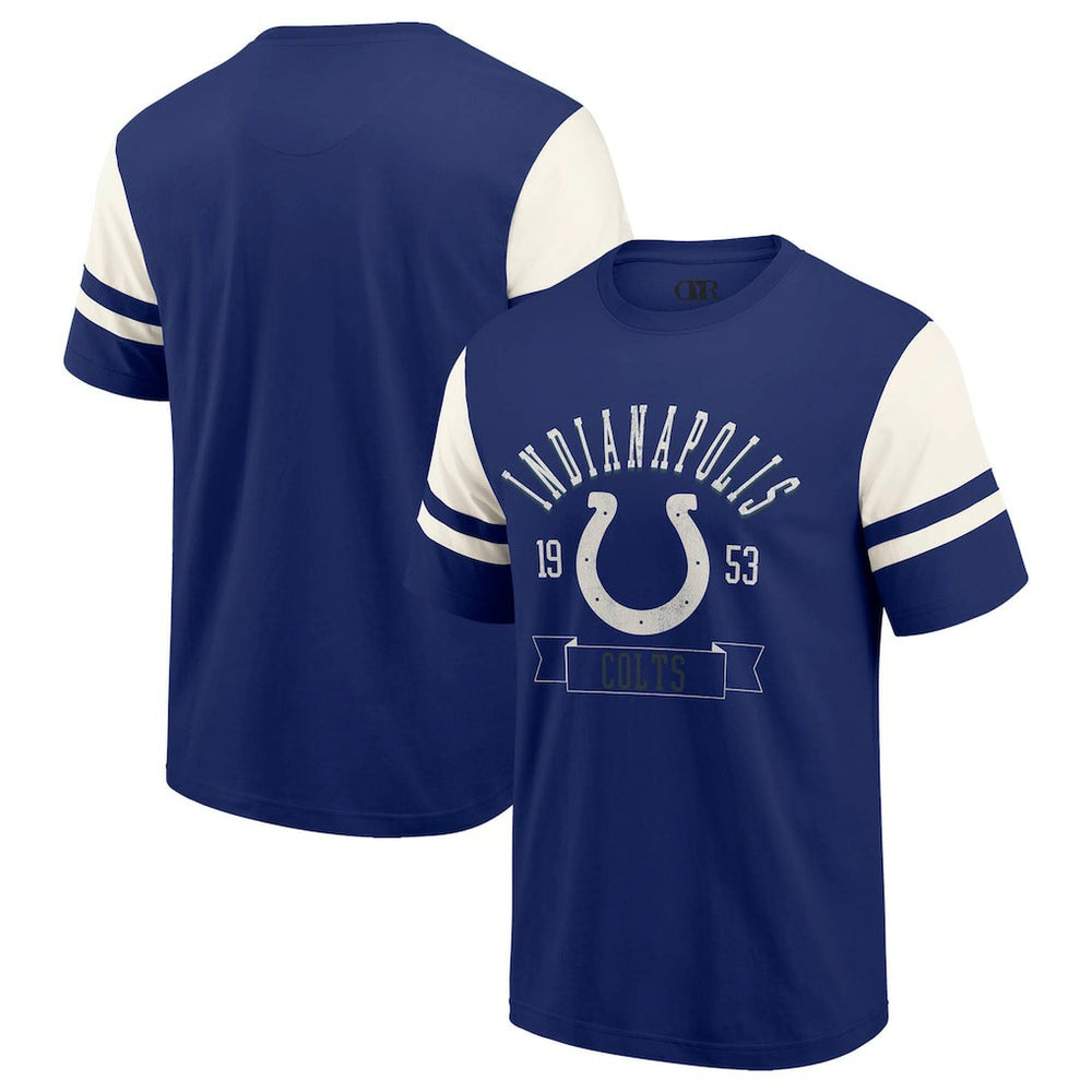 Indianapolis Colts Darius Rucker Collection Football T-Shirt Royal