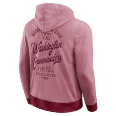 Washington Commanders Darius Rucker Collection Tonal Knit Pullover Hoodie Burgundy