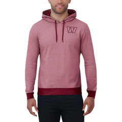 Washington Commanders Darius Rucker Collection Tonal Knit Pullover Hoodie Burgundy