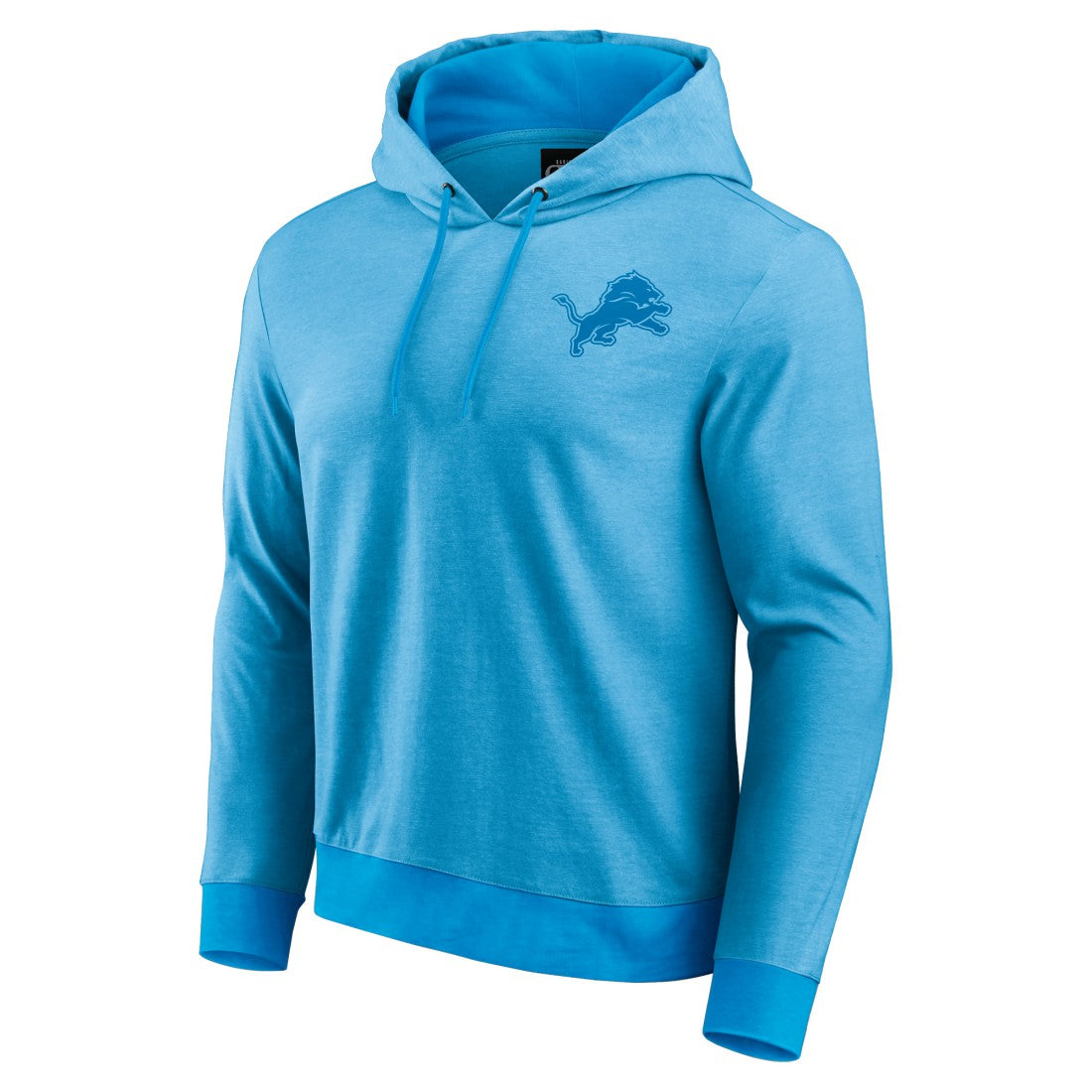 Detroit Lions Darius Rucker Collection Tonal Knit Pullover Hoodie Blue