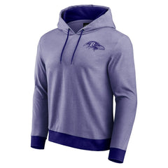 Baltimore Ravens Darius Rucker Collection Tonal Knit Pullover Hoodie Purple