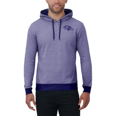 Baltimore Ravens Darius Rucker Collection Tonal Knit Pullover Hoodie Purple