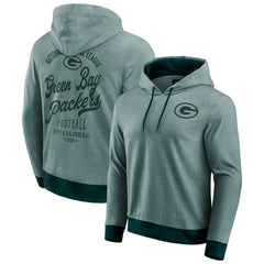 Green Bay Packers Darius Rucker Collection Tonal Knit Pullover Hoodie Green