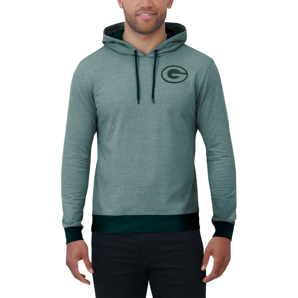 Green Bay Packers Darius Rucker Collection Tonal Knit Pullover Hoodie Green
