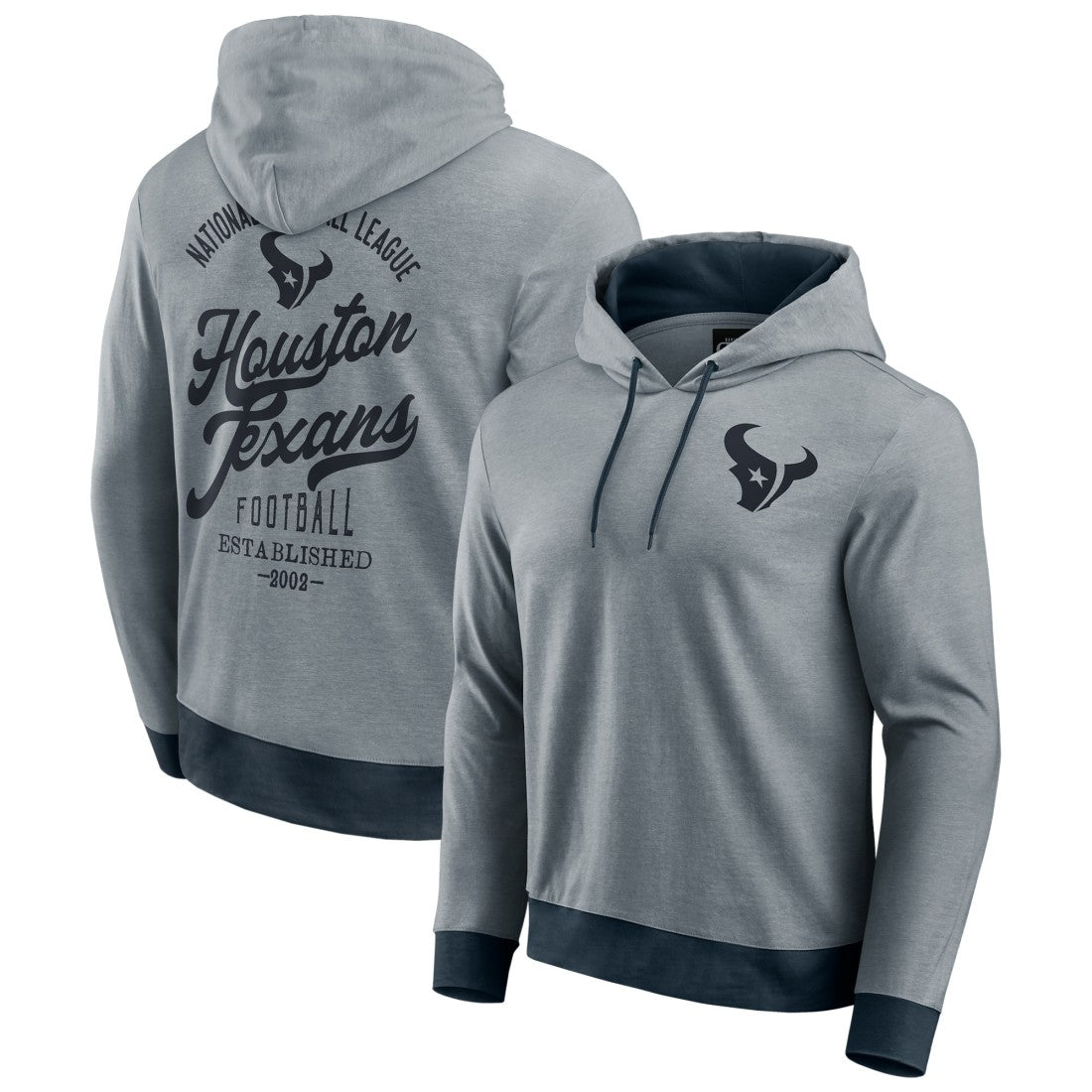 Houston Texans Darius Rucker Collection Tonal Knit Pullover Hoodie Navy