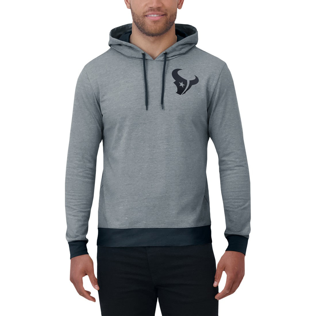 Houston Texans Darius Rucker Collection Tonal Knit Pullover Hoodie Navy