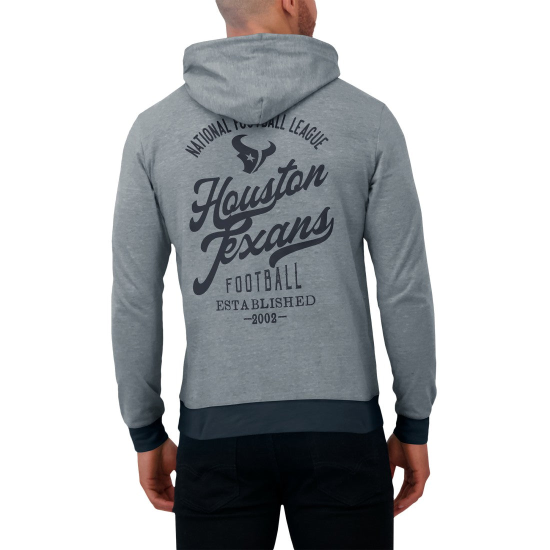 Houston Texans Darius Rucker Collection Tonal Knit Pullover Hoodie Navy