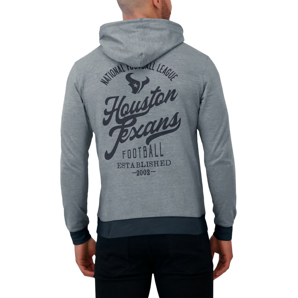 Houston Texans Darius Rucker Collection Tonal Knit Pullover Hoodie Navy