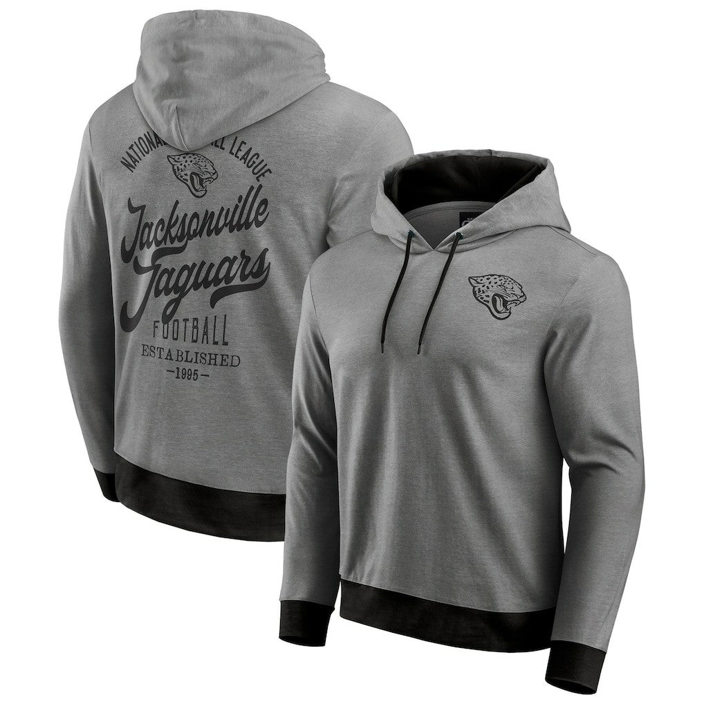 Jacksonville Jaguars Darius Rucker Collection Tonal Knit Pullover Hoodie Black
