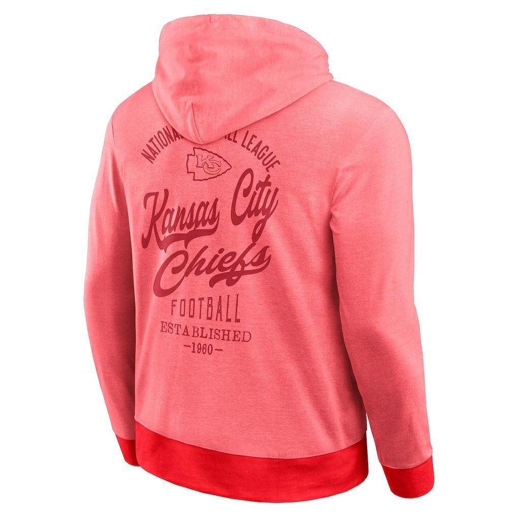 Kansas City Chiefs Darius Rucker Collection Tonal Knit Pullover Hoodie Red