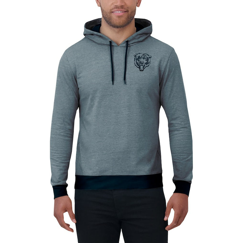 Chicago Bears Darius Rucker Collection Tonal Knit Pullover Hoodie Navy