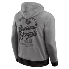 Cincinnati Bengals Darius Rucker Collection Tonal Knit Pullover Hoodie Black