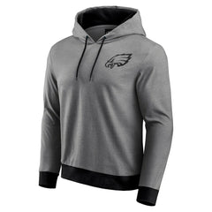 Philadelphia Eagles Darius Rucker Collection Tonal Knit Pullover Hoodie Gray