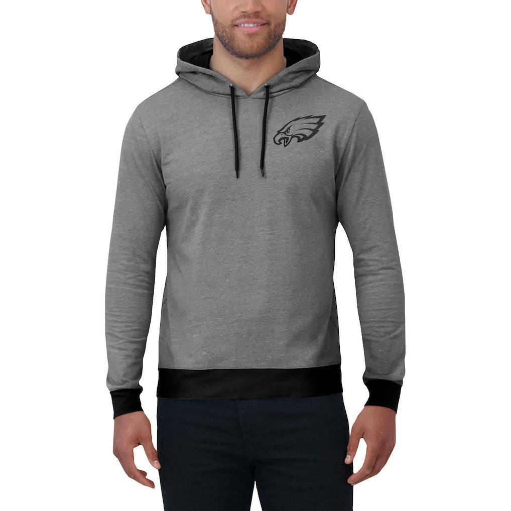 Philadelphia Eagles Darius Rucker Collection Tonal Knit Pullover Hoodie Gray