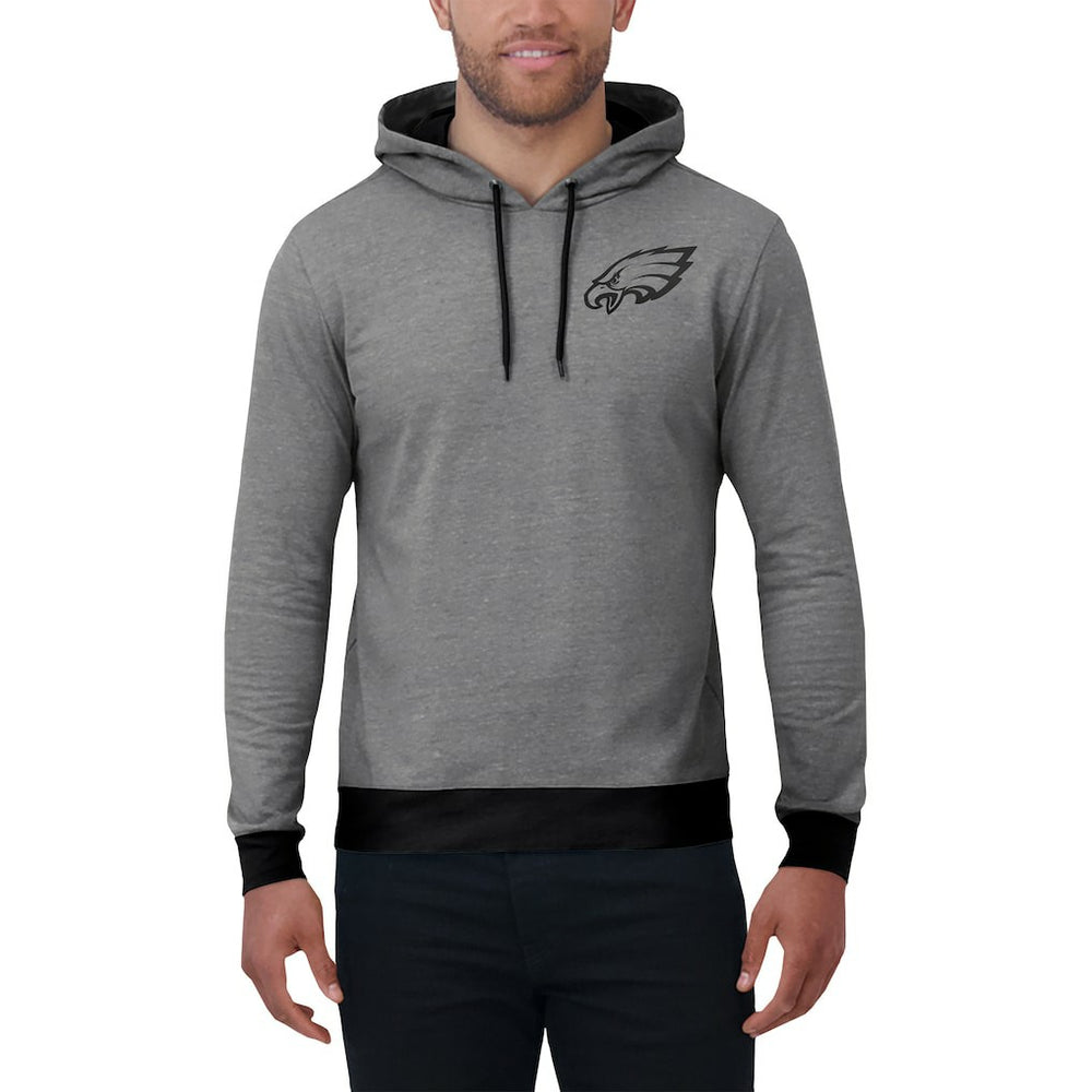 Philadelphia Eagles Darius Rucker Collection Tonal Knit Pullover Hoodie Gray