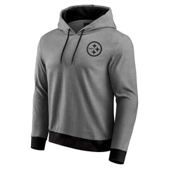 Pittsburgh Steelers Darius Rucker Collection Tonal Knit Pullover Hoodie Black