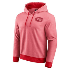 San Francisco 49ers Darius Rucker Collection Tonal Knit Pullover Hoodie Scarlet