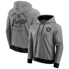 Las Vegas Raiders Darius Rucker Collection Tonal Knit Pullover Hoodie Black