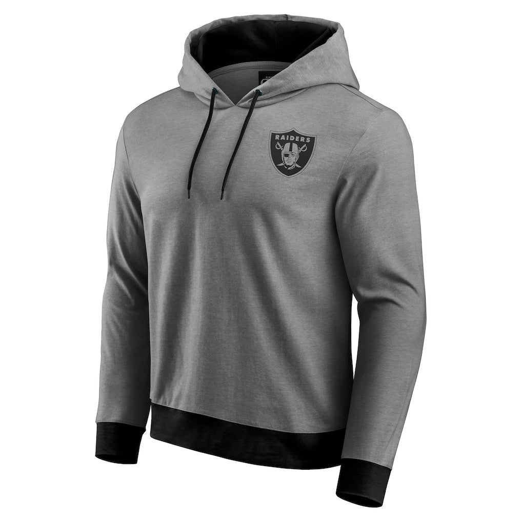 Las Vegas Raiders Darius Rucker Collection Tonal Knit Pullover Hoodie Black