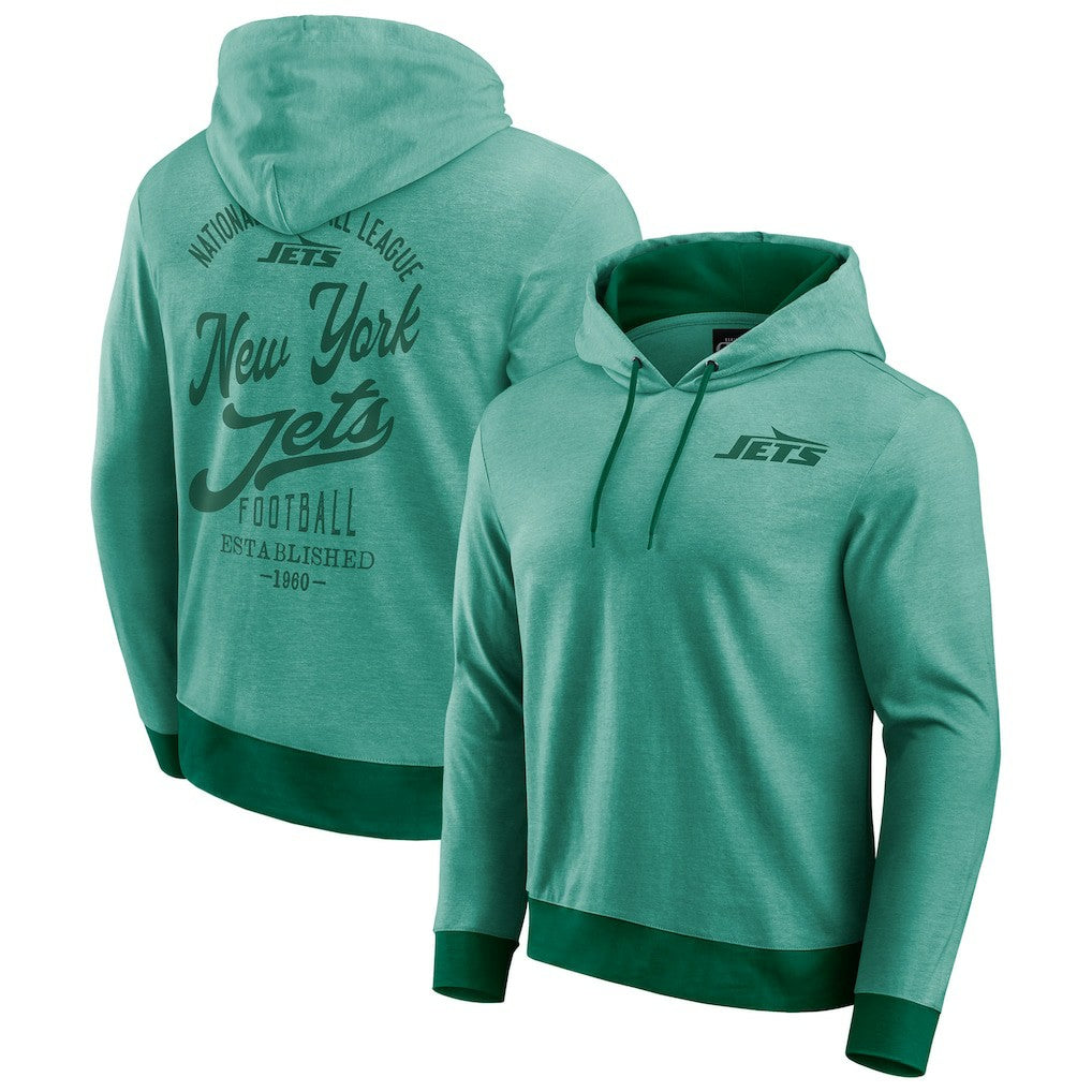 New York Jets Darius Rucker Collection Tonal Knit Pullover Hoodie Green