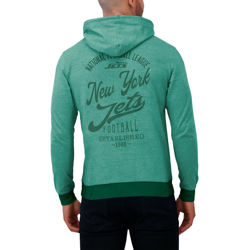 New York Jets Darius Rucker Collection Tonal Knit Pullover Hoodie Green
