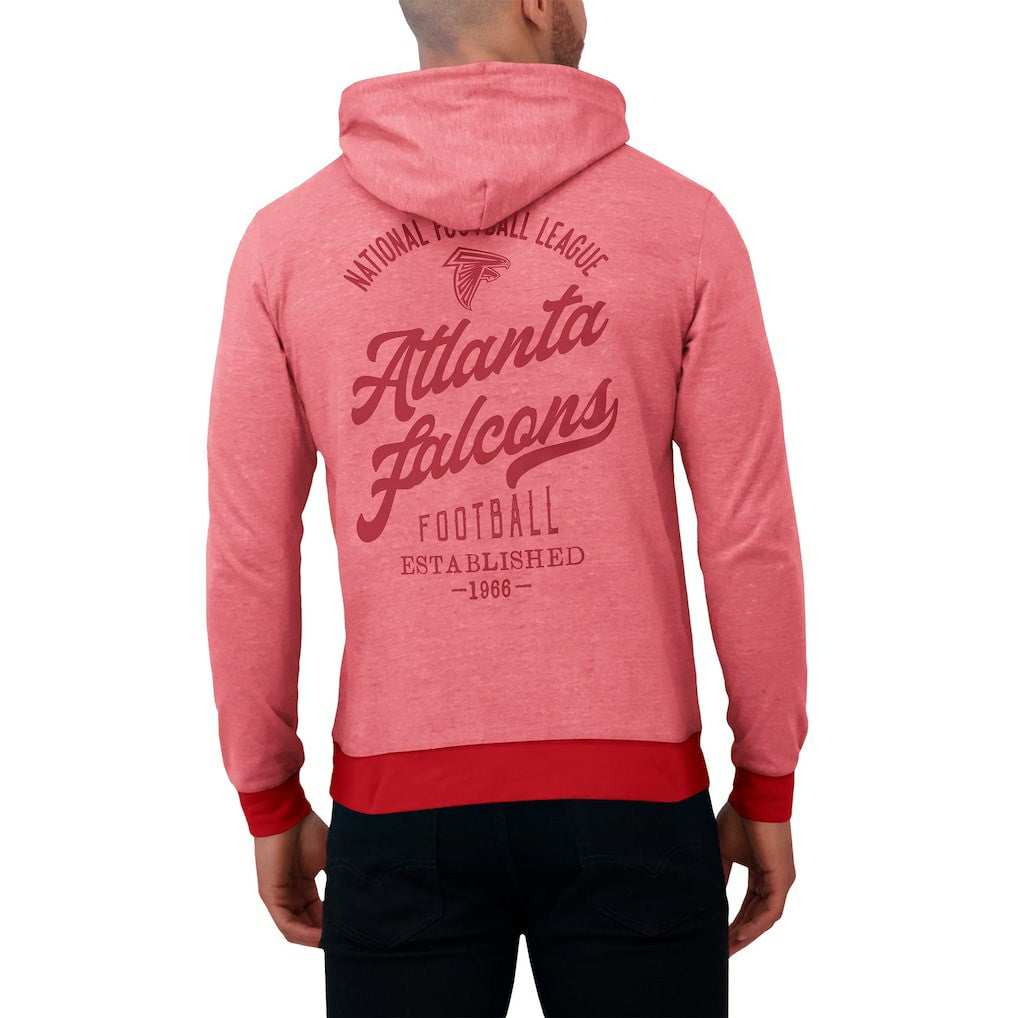 Atlanta Falcons Darius Rucker Collection Tonal Knit Pullover Hoodie Red