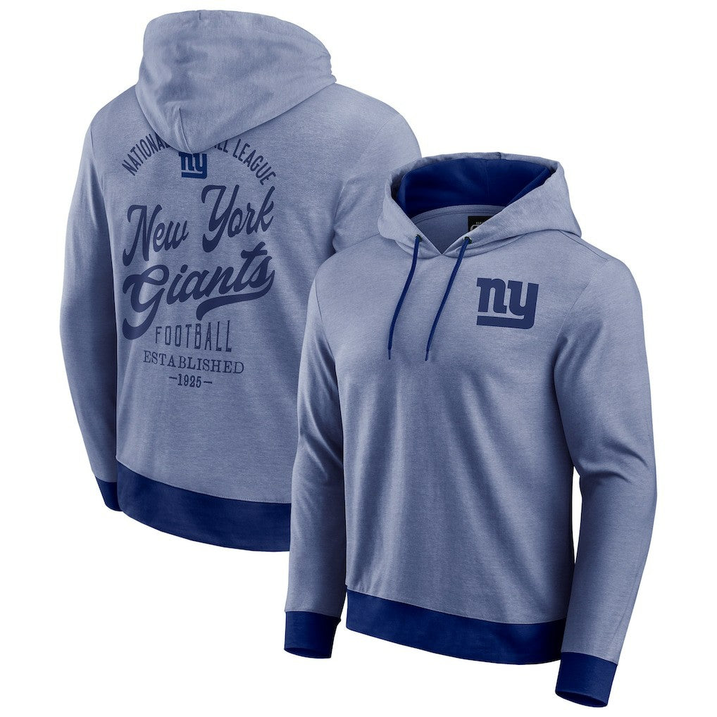 New York Giants Darius Rucker Collection Tonal Knit Pullover Hoodie Royal