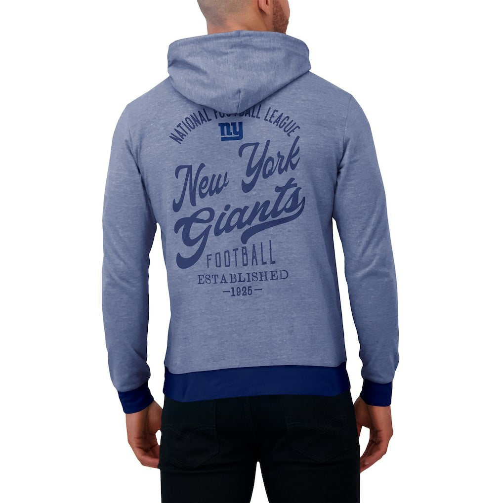 New York Giants Darius Rucker Collection Tonal Knit Pullover Hoodie Royal