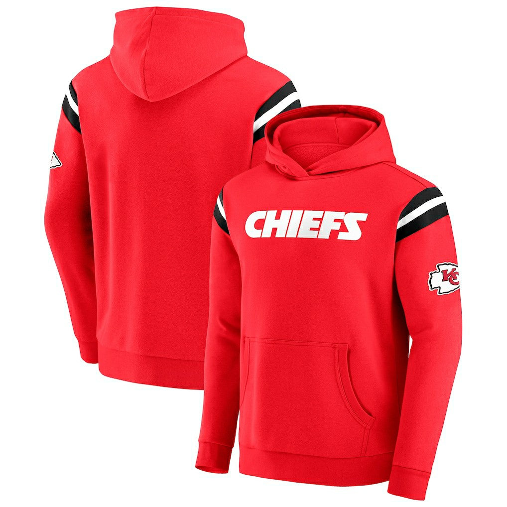 Kansas City Chiefs Darius Rucker Collection Football Washed Pullover Hoodie Red