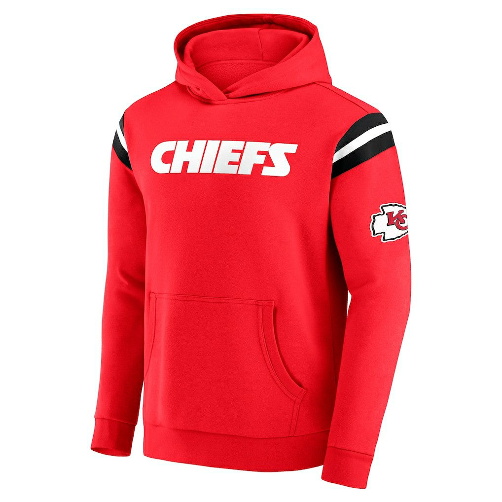 Kansas City Chiefs Darius Rucker Collection Football Washed Pullover Hoodie Red