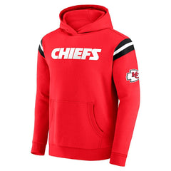 Kansas City Chiefs Darius Rucker Collection Football Washed Pullover Hoodie Red