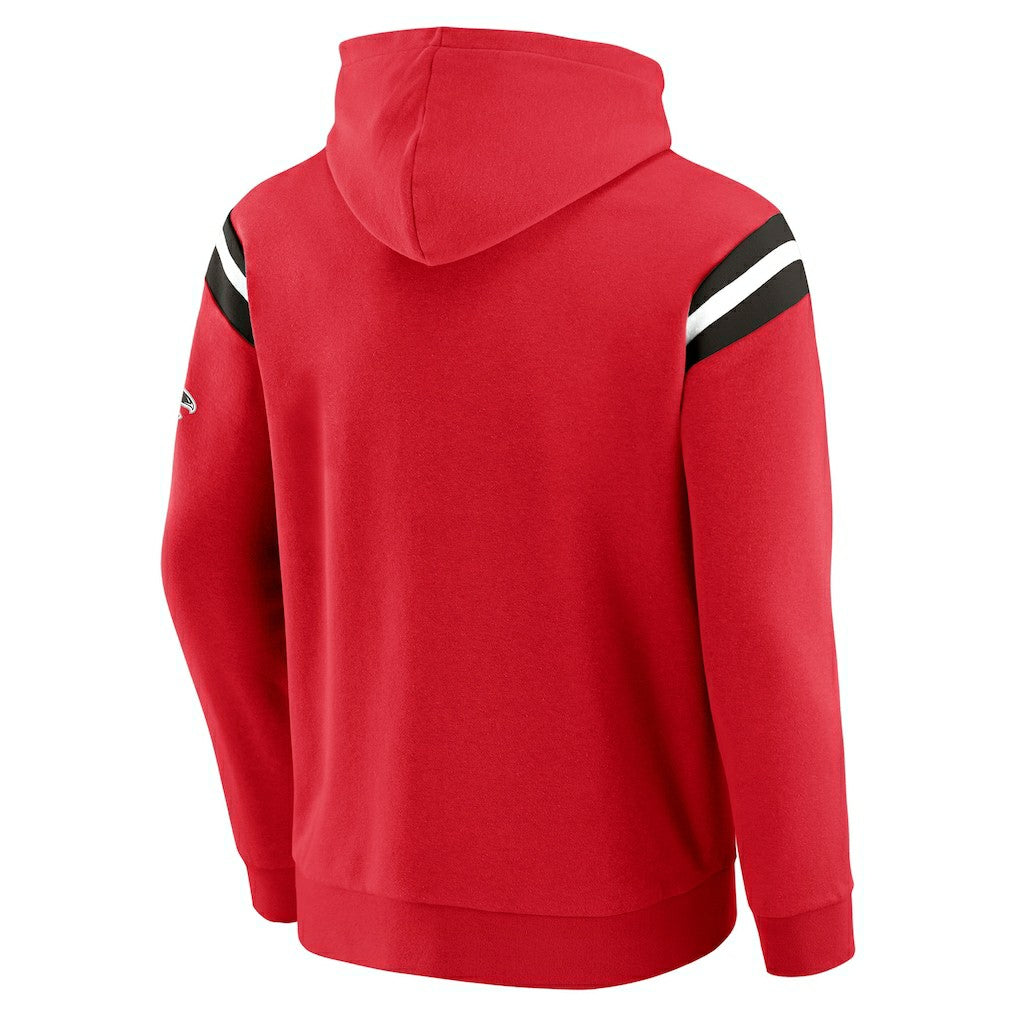 Atlanta Falcons Darius Rucker Collection Football Washed Pullover Hoodie Red