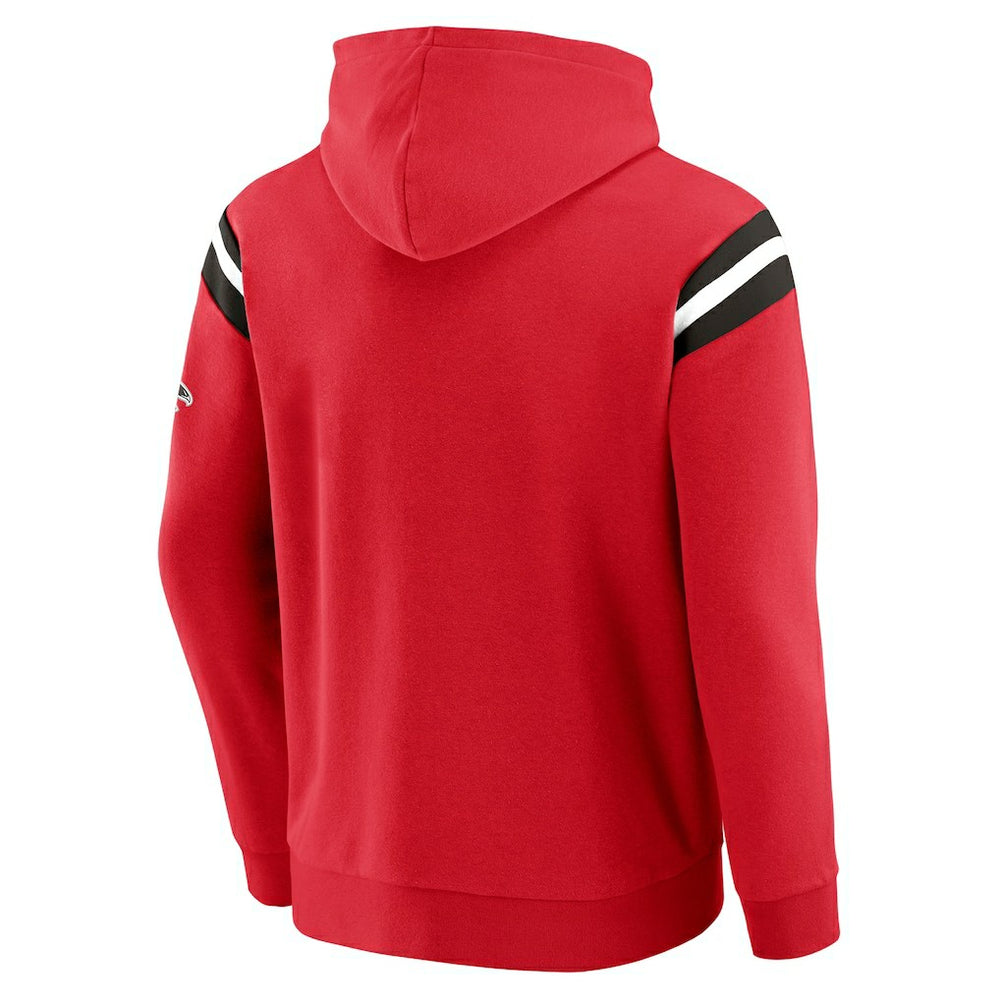 Atlanta Falcons Darius Rucker Collection Football Washed Pullover Hoodie Red