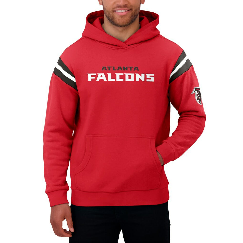 Atlanta Falcons Darius Rucker Collection Football Washed Pullover Hoodie Red