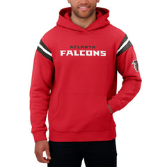 Atlanta Falcons Darius Rucker Collection Football Washed Pullover Hoodie Red
