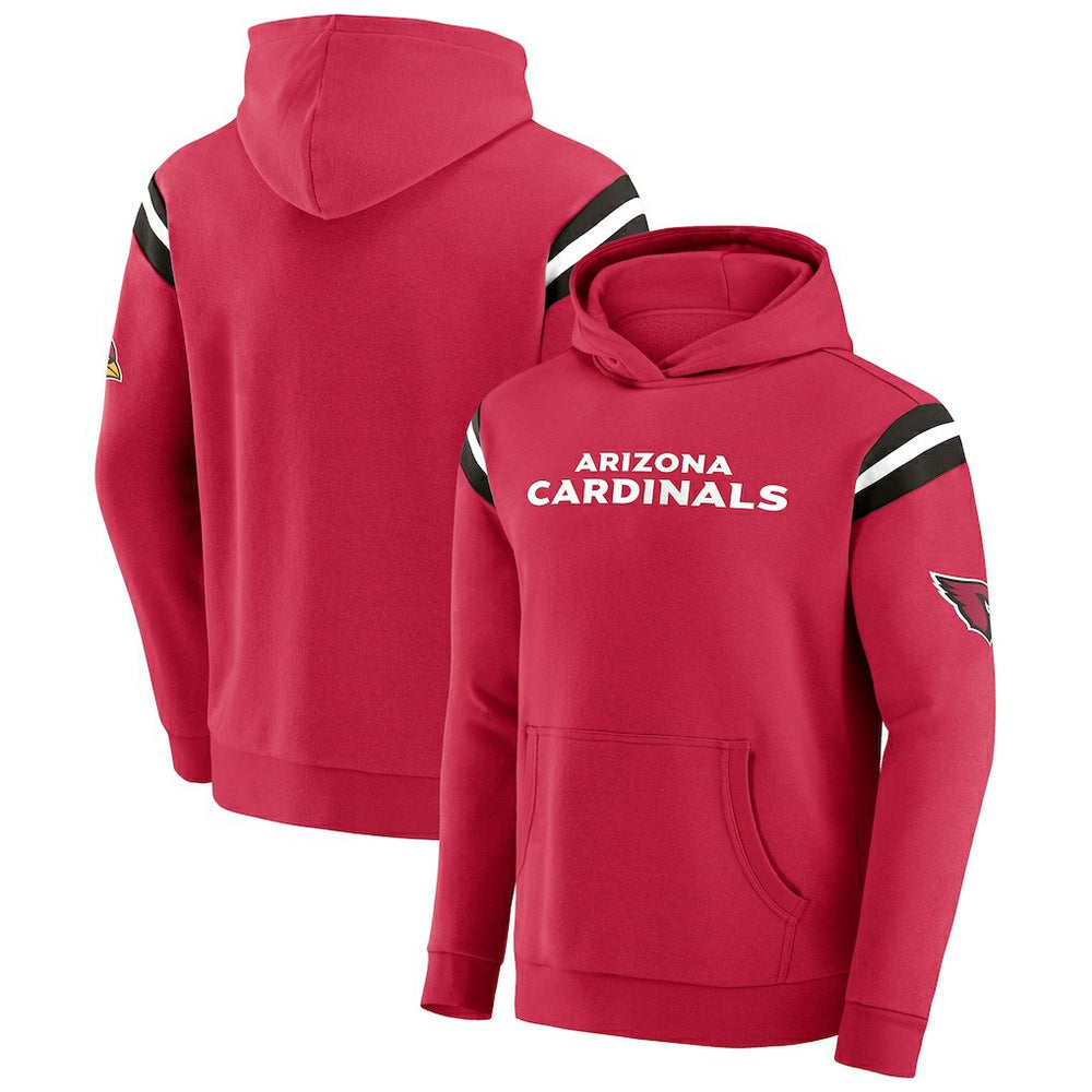 Arizona Cardinals Darius Rucker Collection Football Washed Pullover Hoodie Cardinal