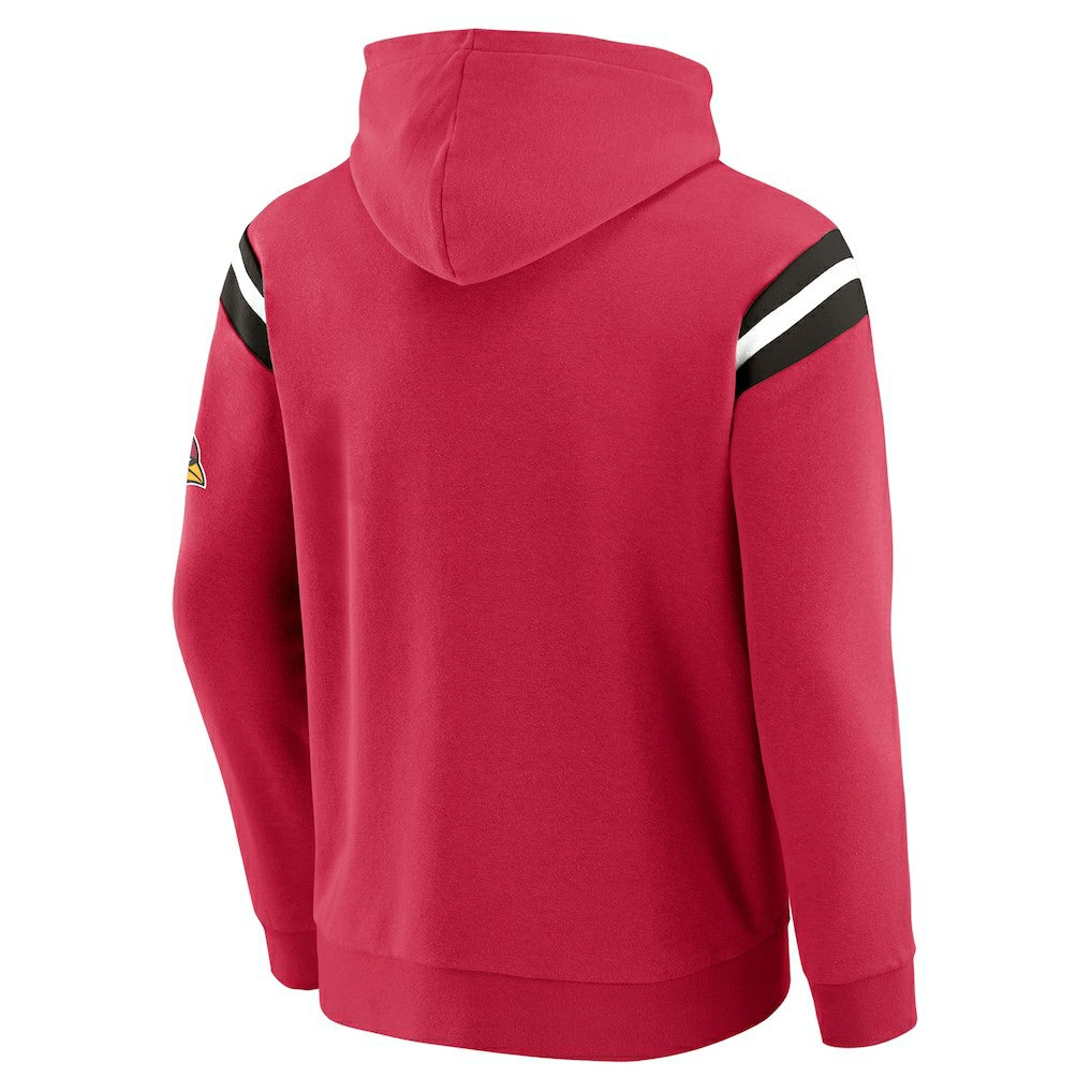 Arizona Cardinals Darius Rucker Collection Football Washed Pullover Hoodie Cardinal