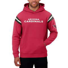 Arizona Cardinals Darius Rucker Collection Football Washed Pullover Hoodie Cardinal