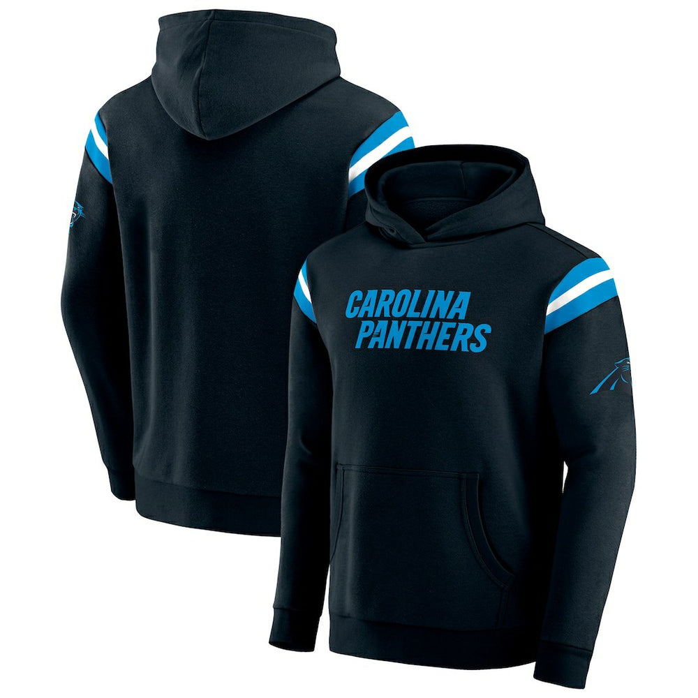 Carolina Panthers Darius Rucker Collection Football Washed Pullover Hoodie Black