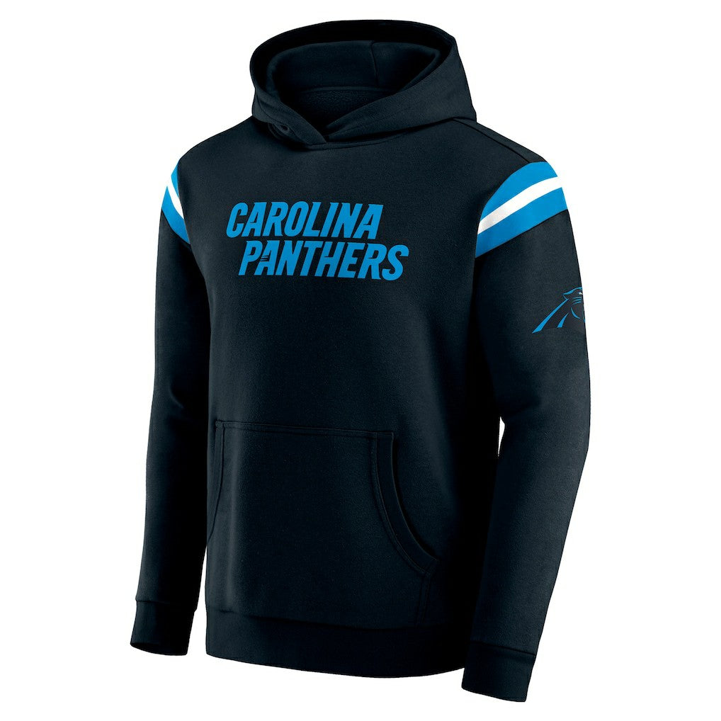 Carolina Panthers Darius Rucker Collection Football Washed Pullover Hoodie Black