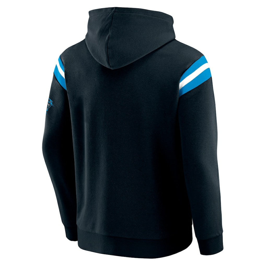 Carolina Panthers Darius Rucker Collection Football Washed Pullover Hoodie Black