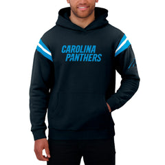 Carolina Panthers Darius Rucker Collection Football Washed Pullover Hoodie Black