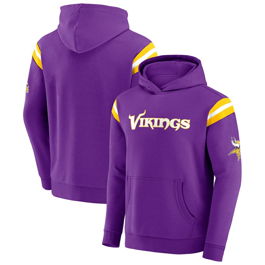 Minnesota Vikings Darius Rucker Collection Football Washed Pullover Hoodie Purple