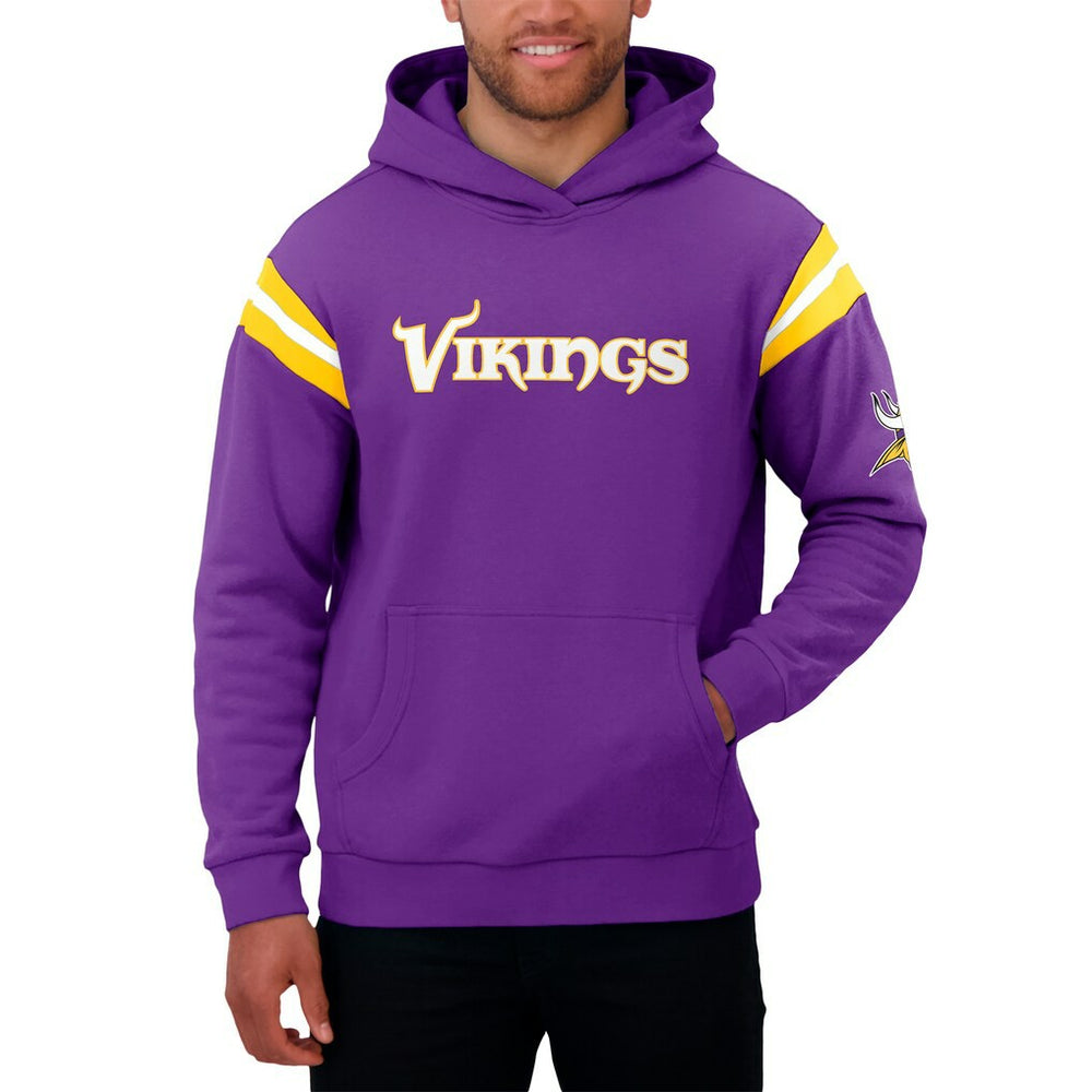 Minnesota Vikings Darius Rucker Collection Football Washed Pullover Hoodie Purple