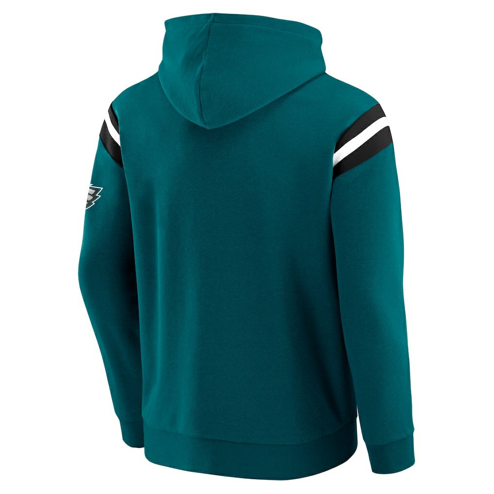 Philadelphia Eagles Darius Rucker Collection Football Washed Pullover Hoodie Green