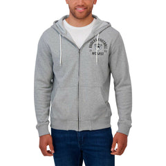 Las Vegas Raiders Darius Rucker Collection Vintage Stripe Full-Zip Hoodie Heather Gray