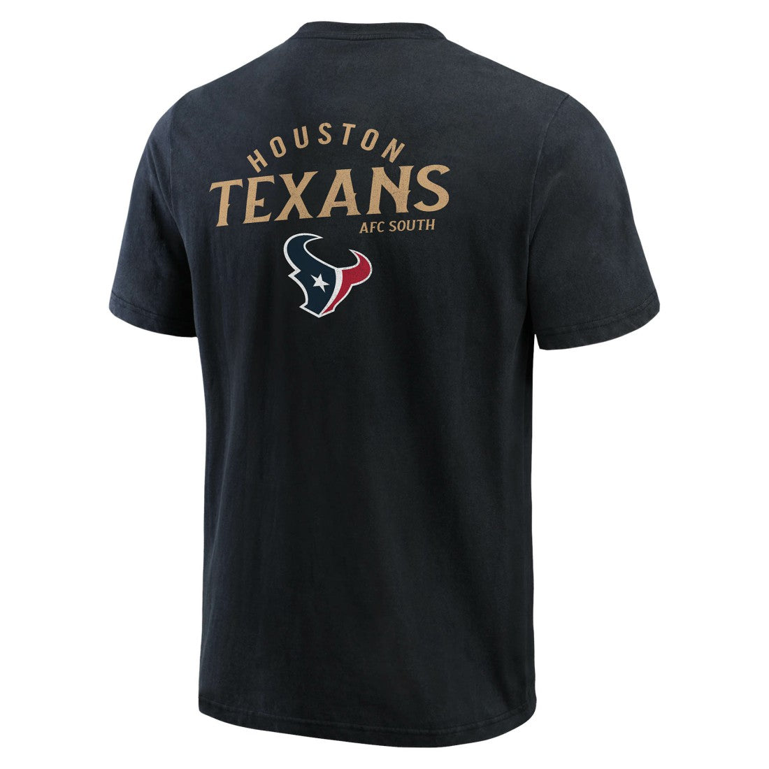 Houston Texans Darius Rucker Collection Washed Henley T-Shirt Black